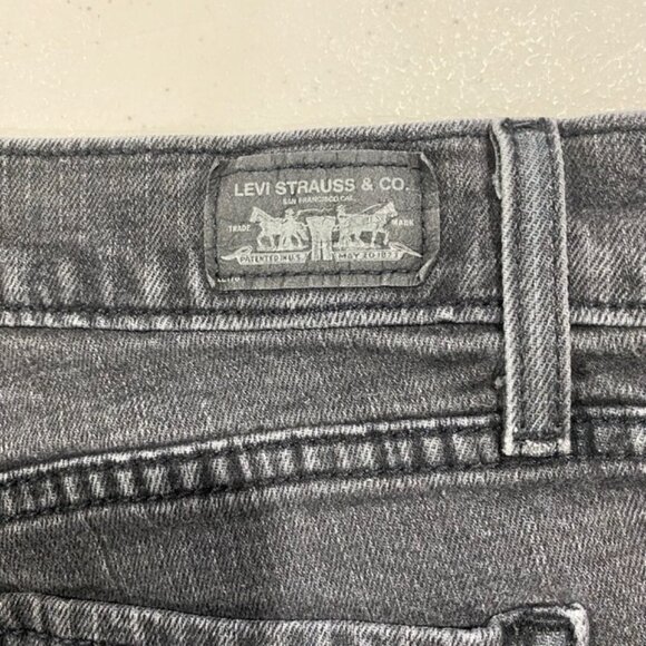 Levi's Vintage 524 Too Superlow Skinny Jeans Black/Grey Size 7 - Picture 7 of 14